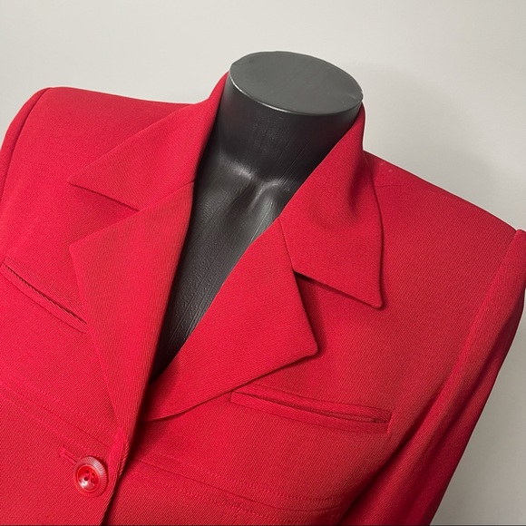 LARRY LEVINE Red Blazer - Picture 2 of 6